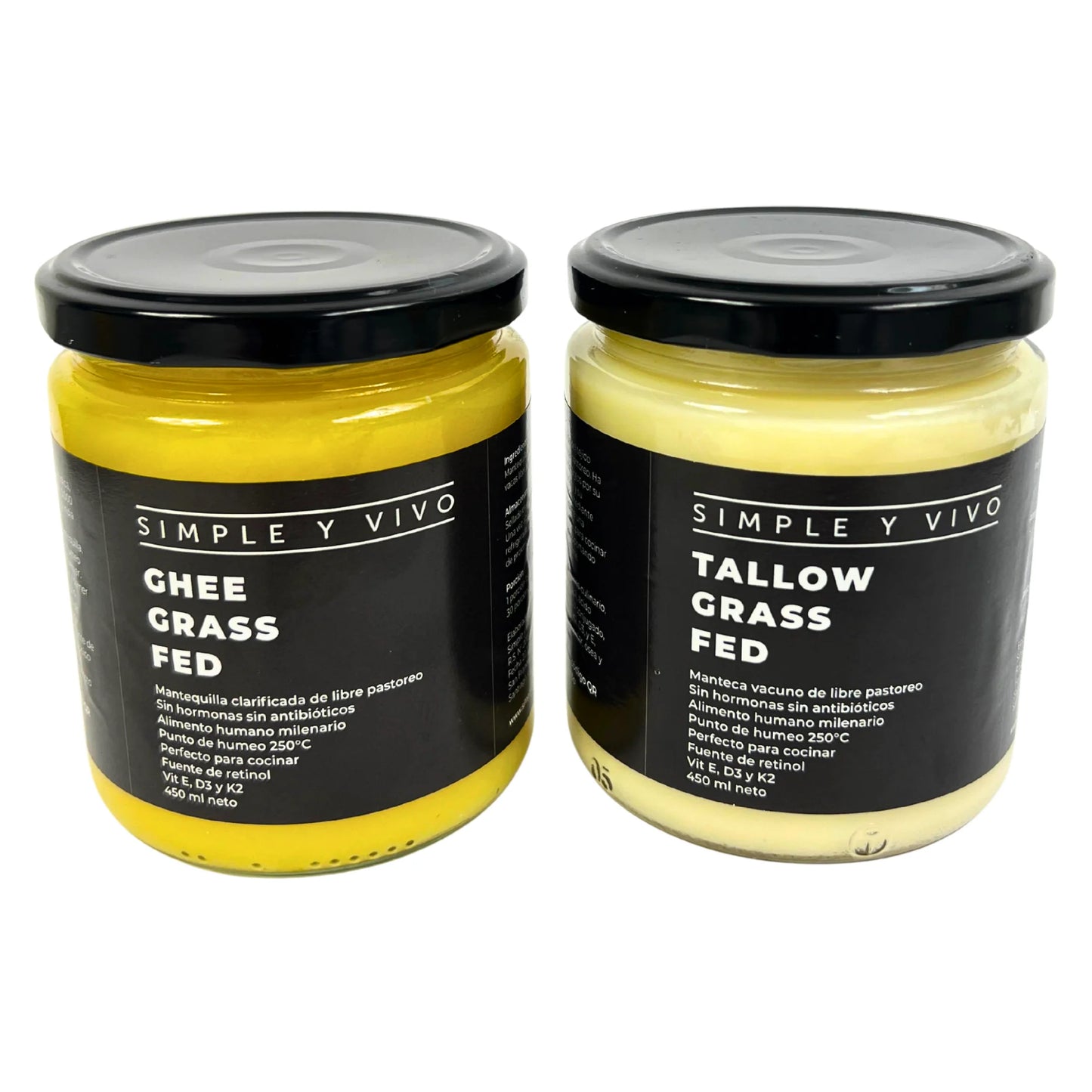 Pack Ghee + Beef Tallow 450ml