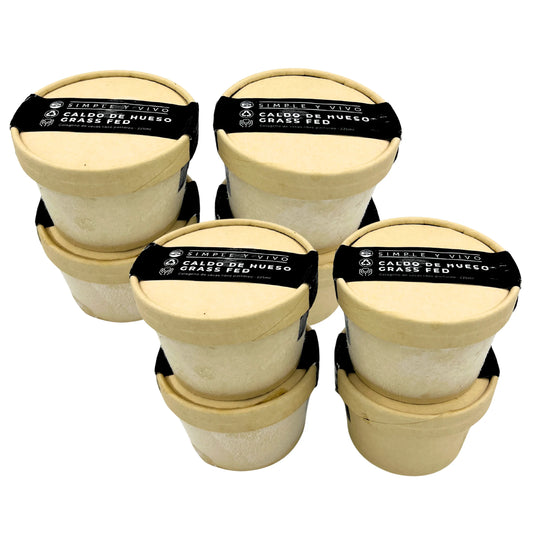 Pack X8 Caldo de Hueso y Rótula Grass Fed 225ml