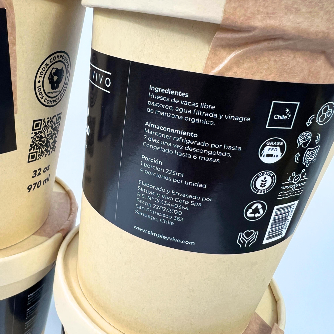 Pack X2 Caldos de Hueso y Rótula Grass Fed 900ml