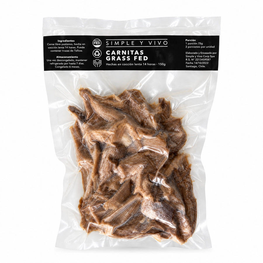 Carnitas Vacuno Grass Fed 150g