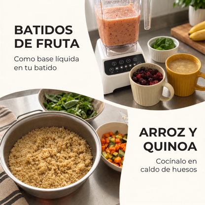Simple y Vivo - Caldo de Hueso - Usos 2