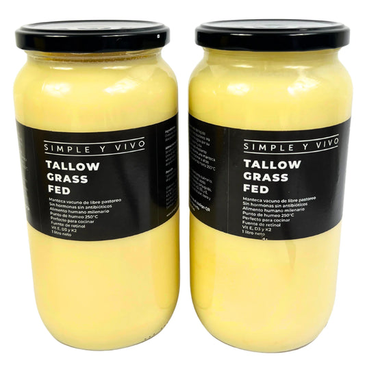 Pack X2 Tallow Grass Fed Lt