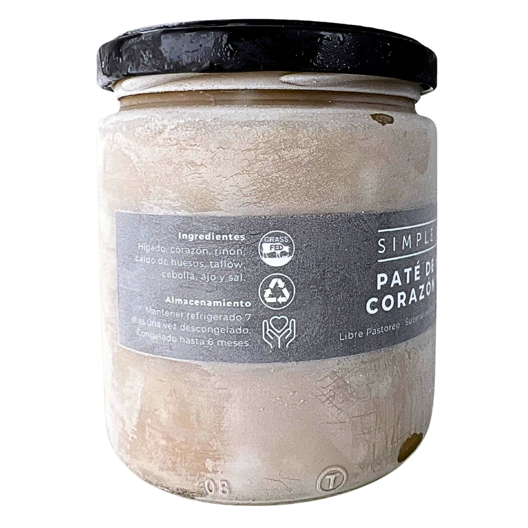 Paté Hígado Corazón y Riñón Grass Fed 445g