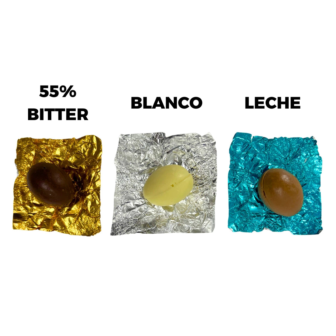 Huevitos de Pascua de Chocolate Peruano Sin Azúcar ~75g