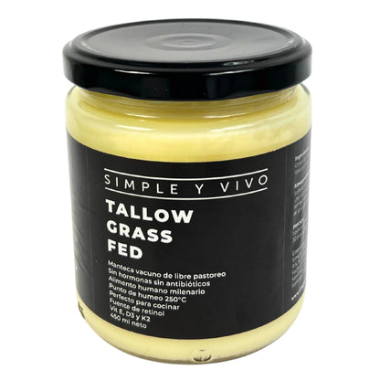 Beef Tallow Grass Fed 450ml