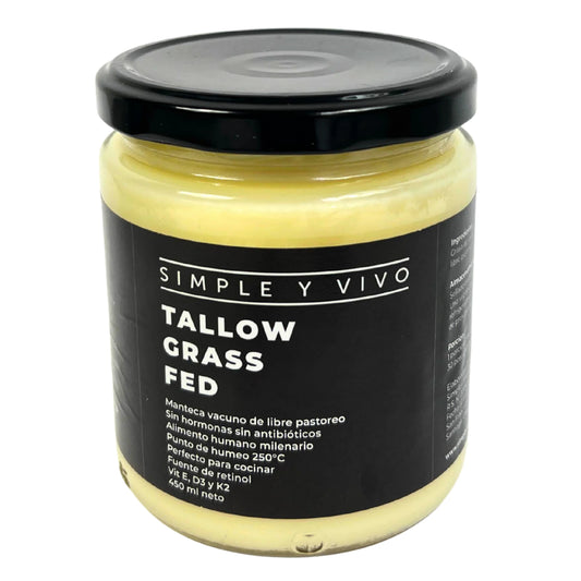 Beef Tallow Grass Fed 450ml
