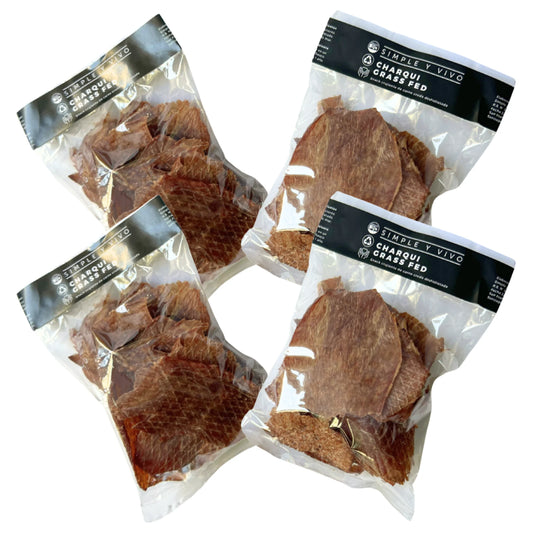 Pack X4 Charqui Vacuno Grass Fed 160g