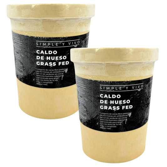 Pack X2 Caldos de Hueso y Rótula Grass Fed 900ml