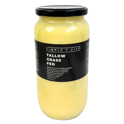 Beef Tallow Grass Fed 1lt