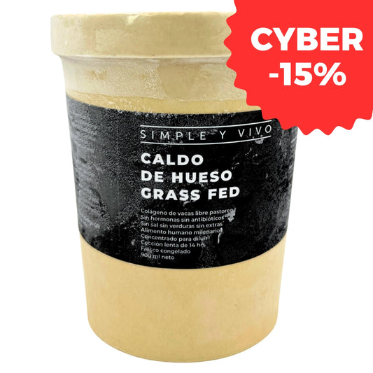 Caldo de Hueso y Rótula Grass Fed 900ml