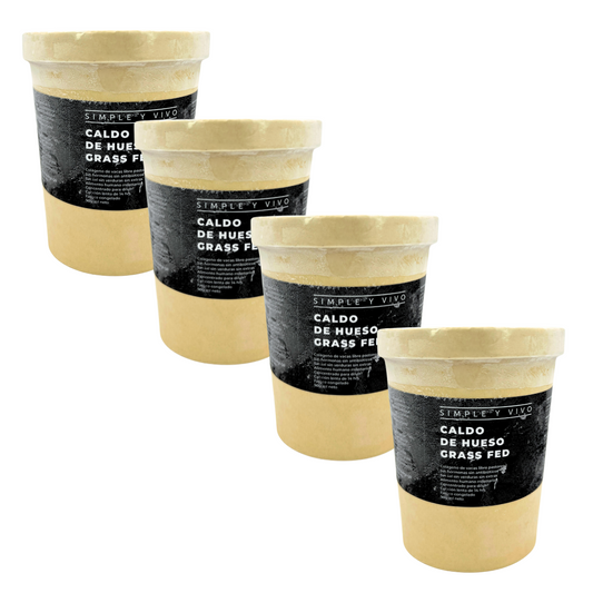 Pack X4 Caldo de Hueso y Rótula Grass Fed