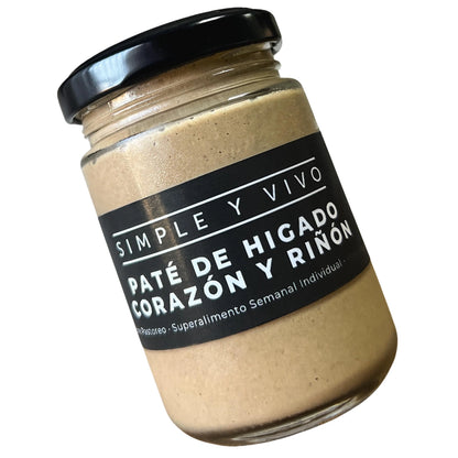 Paté Hígado Corazón y Riñón Grass Fed 150g
