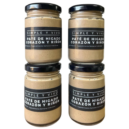 Paté Hígado Corazón y Riñón Grass Fed 150g