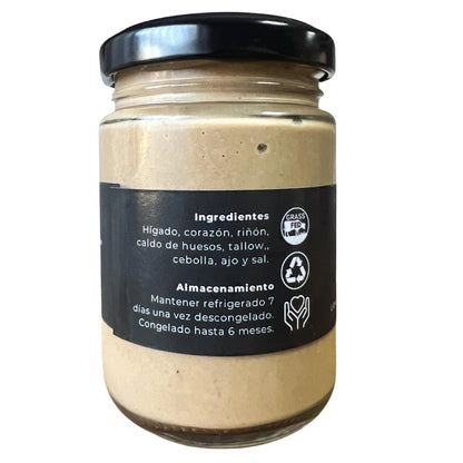 Paté Hígado Corazón y Riñón Grass Fed 150g