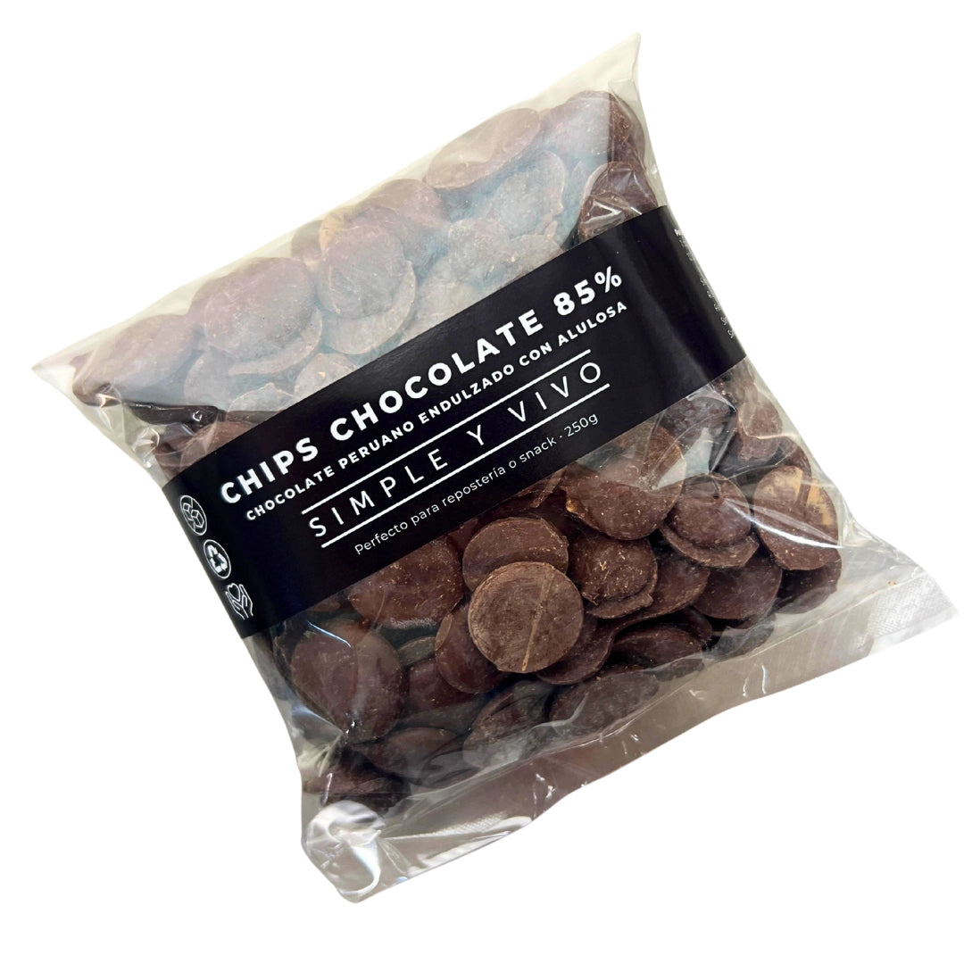 Chips Chocolate 85% con alulosa 250g