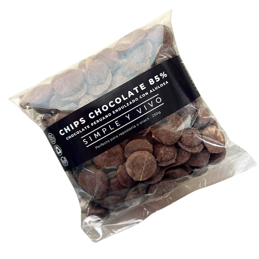 Chips Chocolate 85% con alulosa 250g