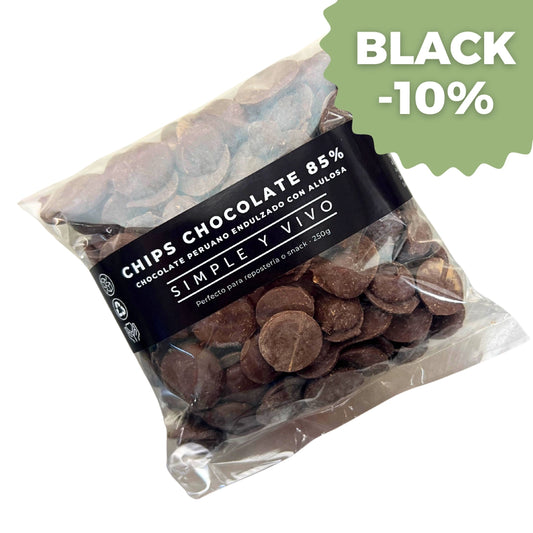 Chips Chocolate 85% con alulosa 250g