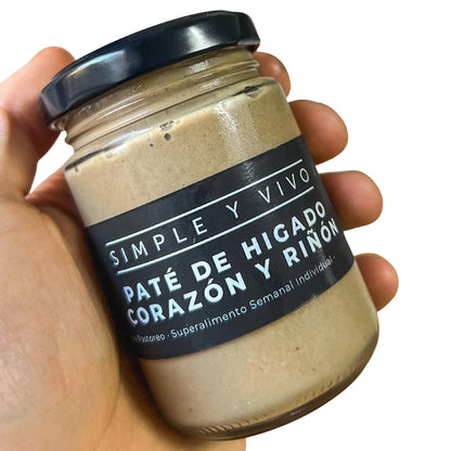 Paté Hígado Corazón y Riñón Grass Fed 150g