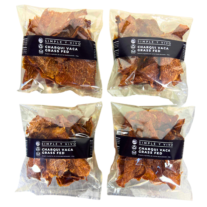 Pack X4 Charqui Vacuno Grass Fed 160g