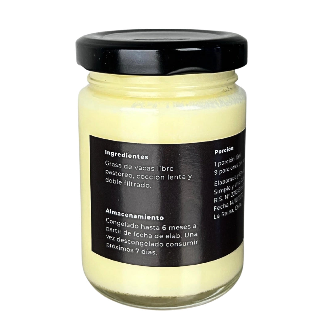 Beef Tallow Grass Fed 145ml