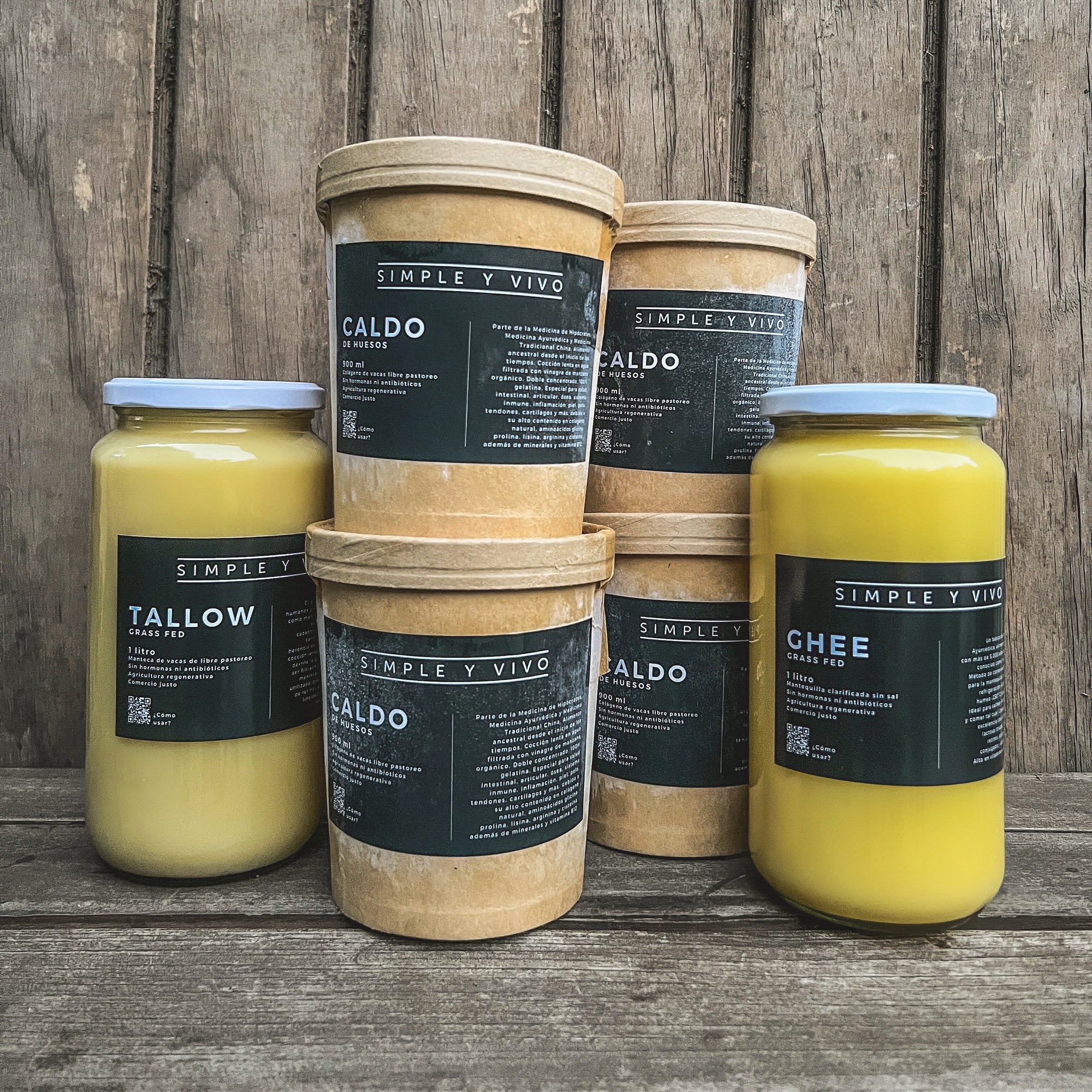 Pack Caldo de Huesos/Ghee/Tallow Full XL