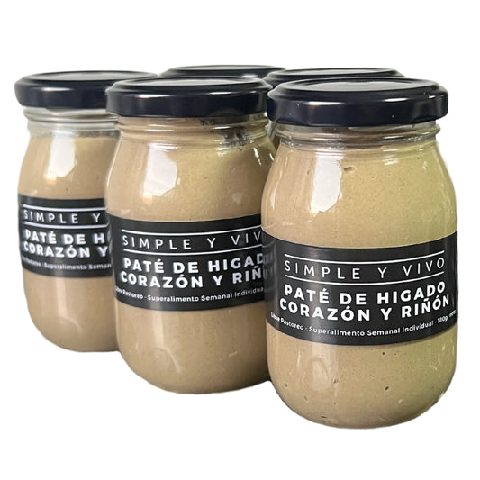 Paté Hígado Corazón y Riñón Grass Fed 200g