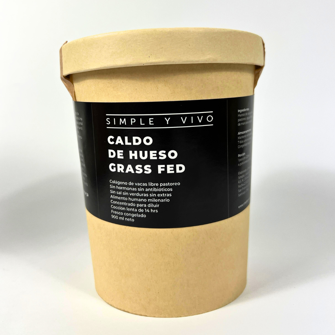 Caldo de Hueso y Rótula Grass Fed 900ml