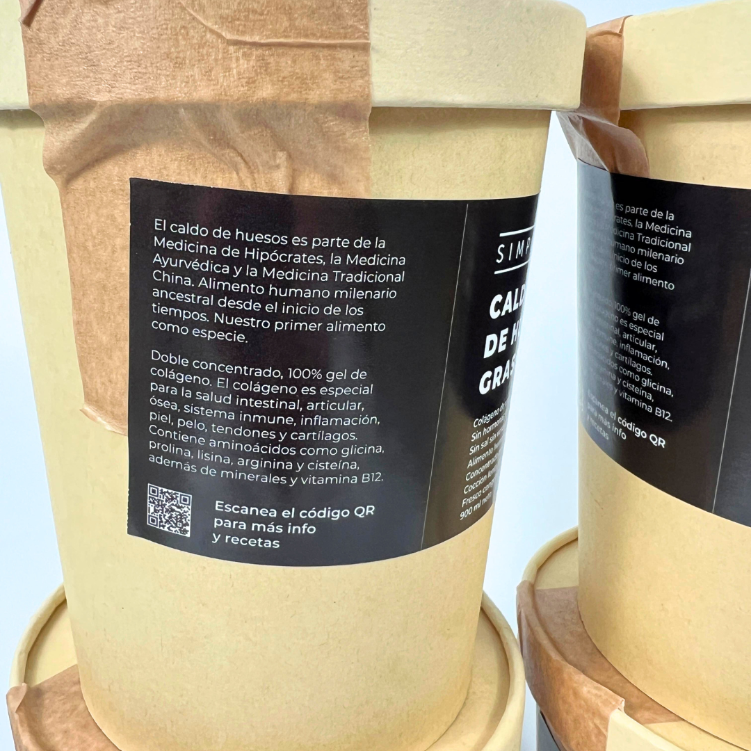 Pack X8 Caldos de Hueso y Rótula Grass Fed
