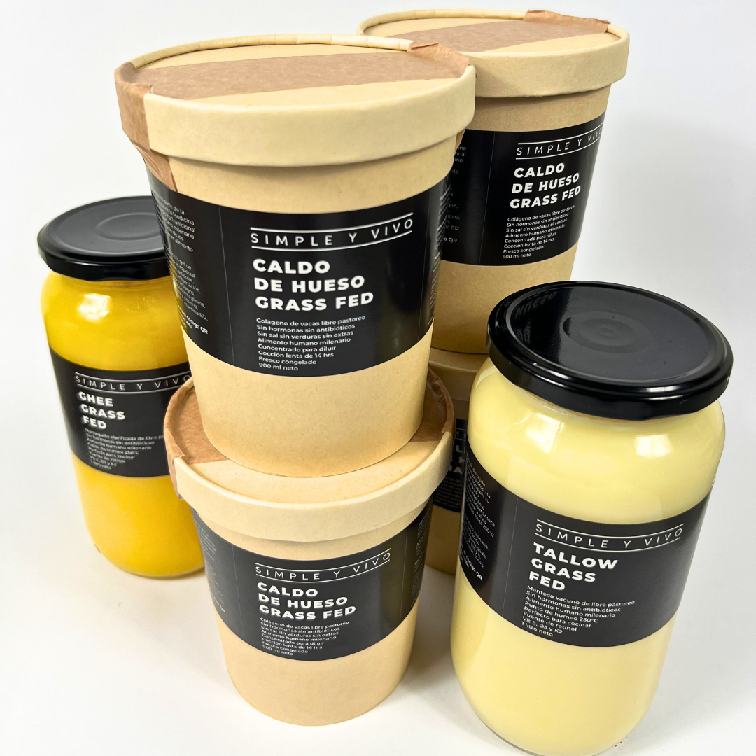 Pack Caldo de Huesos/Ghee/Tallow Full XL