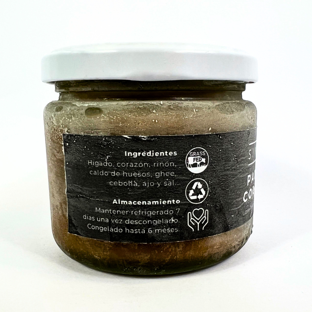 Paté Hígado Corazón y Riñón Grass Fed 180g
