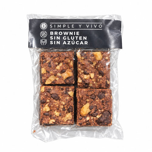 Brownie Fudge Sin Gluten Sin Azúcar 75g
