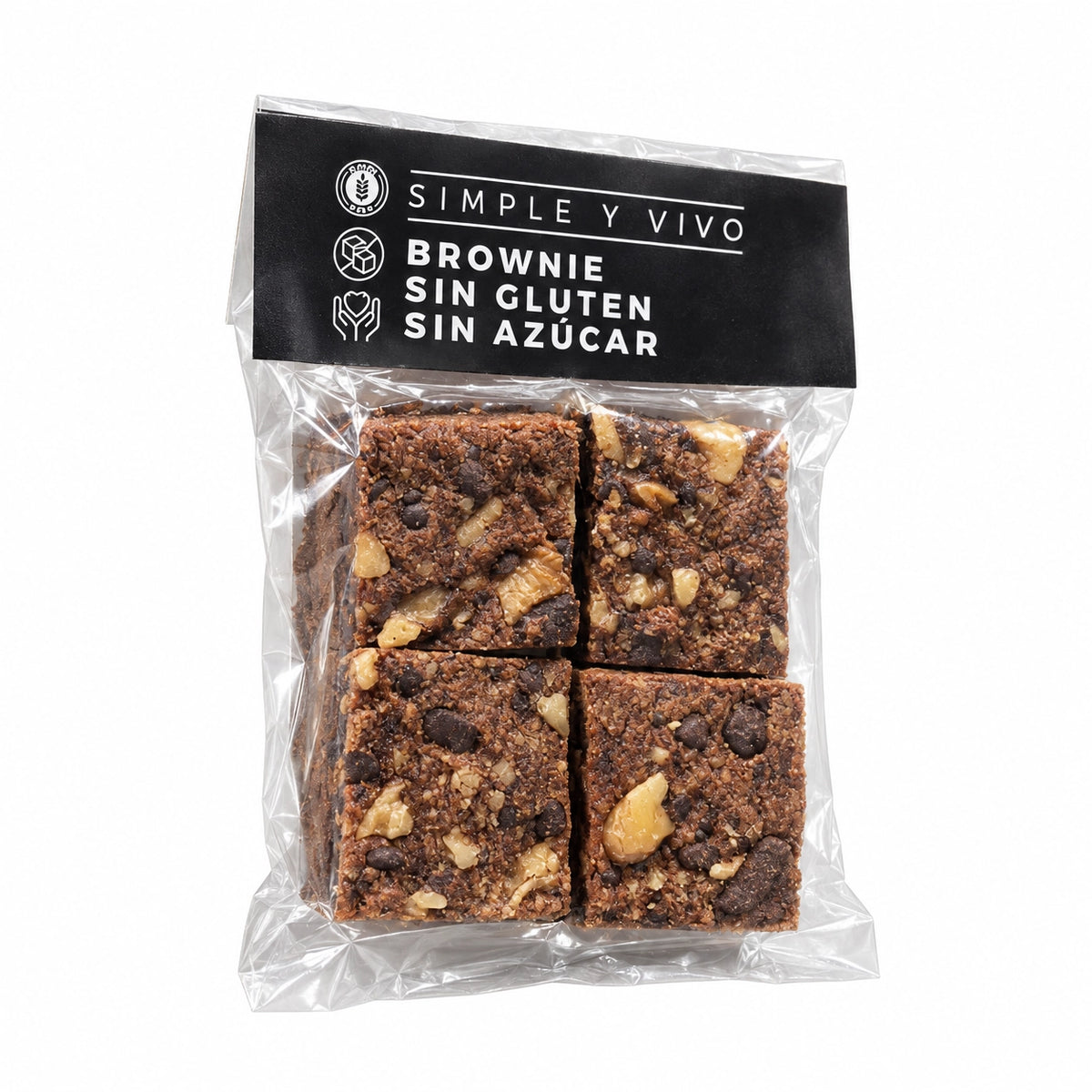 Brownie Fudge Sin Gluten Sin Azúcar 75g