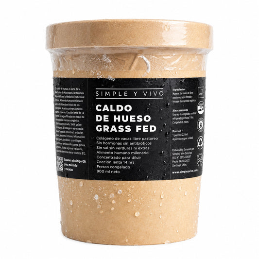 Caldo de Hueso y Rótula Grass Fed 900ml