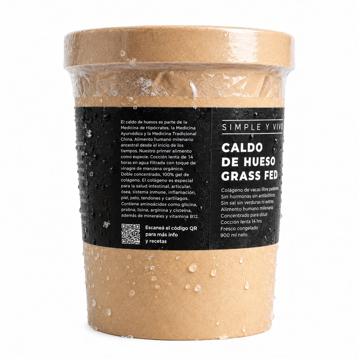 Caldo de Hueso y Rótula Grass Fed 900ml