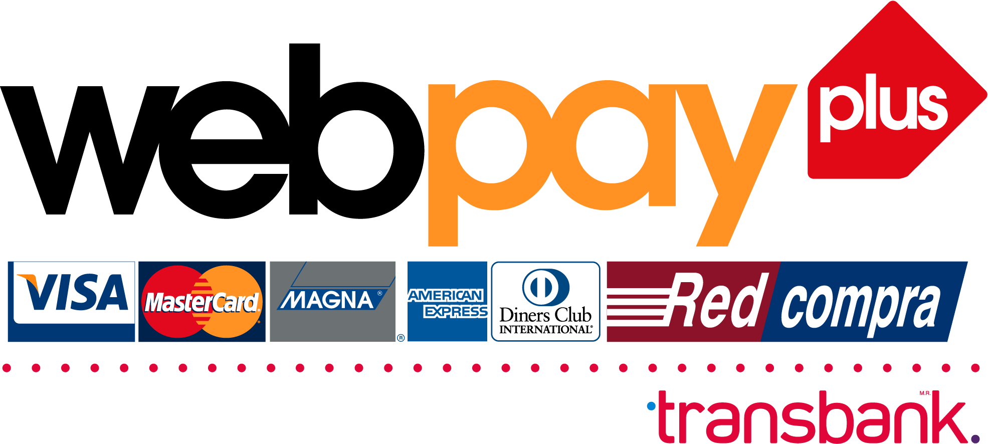 Webpay Plus - Visa, Mastercard, Magna, American Express, Diners Club, Redcompra - Transbank